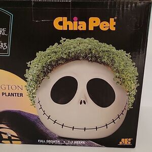 Jack Skellington Chia Pet planter NWT